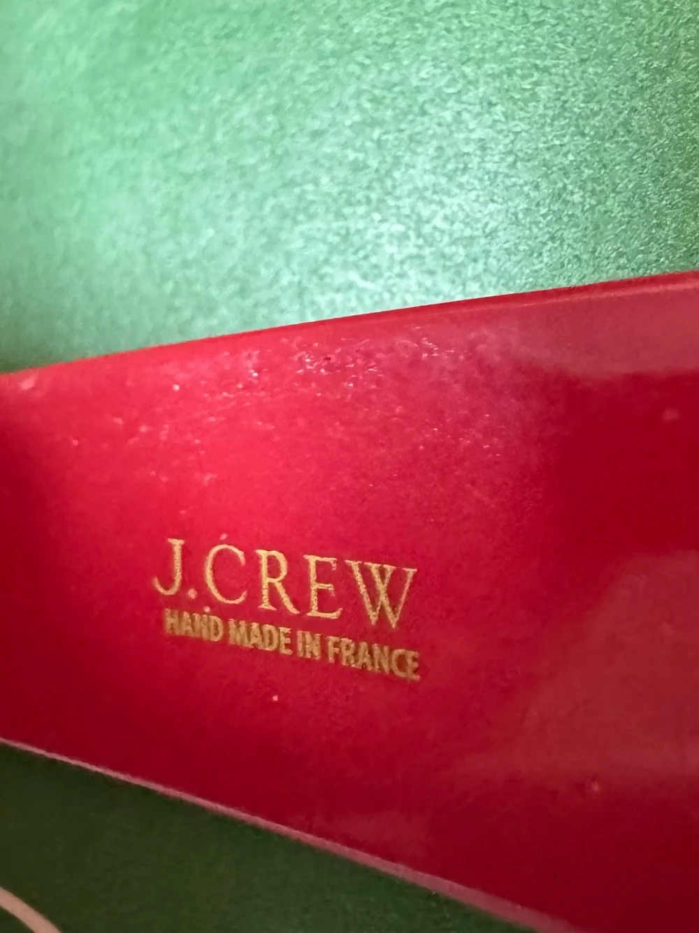 NWT J.Crew Tortoise Headband in Vibrant Red (Item AZ800) Handmade in France